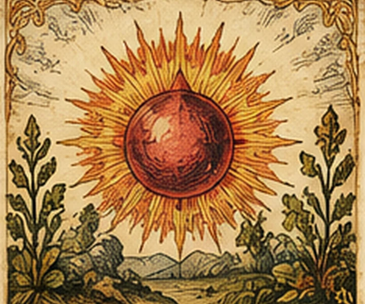 Ilustração simbólica de Pedra Filosofal