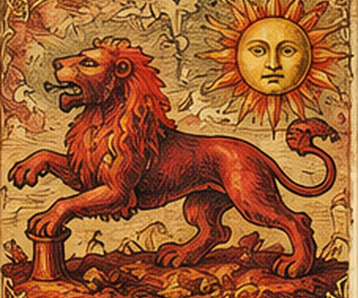 Ilustração simbólica de Rubedo