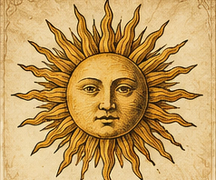 Ilustração simbólica de Sol